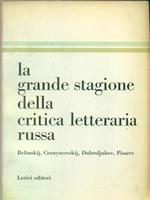 La grande stagione della critica letteraria russa