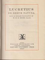 Lucretius: De Rerum Natura