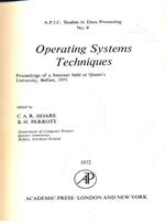 Operating Systems Techniques