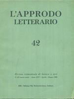 L' approdo letterario 42/aprile-giugno 1968