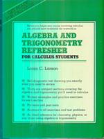   Algebra and Trigonometry Refresher for Calculus Students