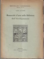Manoscritti d'arte nella biblioteca dell'archiginnasio