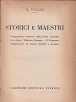   Storici e Maestri.