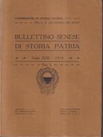 Bullettino senese di storia patria anno XXI 1914 fasc. I