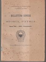 Bullettino senese di storia patria anno XVI 1909 fasc. II