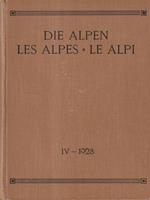 Die Alpen, Les Alpes, Le Alpi Vol IV - 1928