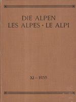 Die Alpen, Les Alpes, Le Alpi Vol XI - 1935