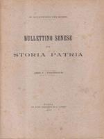 Bullett senese di storia patria anno V fasc. III