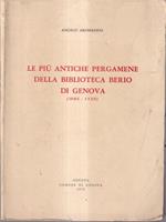 Le più antiche pergamene della biblioteca Berio di Genova