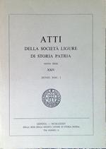 Atti della società ligure di storia patria XXIV (XCVIII) Fasc. I