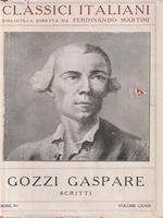 Gozzi Gaspare Scritti
