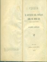 Clelia. il governo del monaco ( Roma nel secolo XIX )