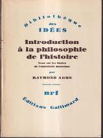 Introduction a la philosophie de l'histoire