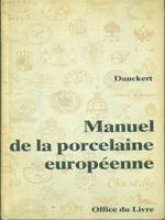 Manuel de la porcelaine europeenne