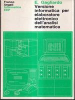 Versione informatica per elaboratore elettronico dell'analisi matematica