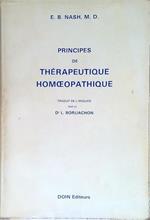 Principes de Thérapeutique Homoeopatique