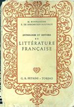 Anthologie et histoire de la litterature francaise