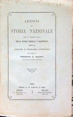 Lezioni di storia nazionale per il terzo anno delle scuole normali e magistrali