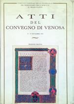 Atti del Convegno di Venosa. 8-15 Novembre 1992