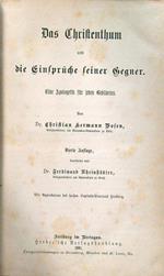 Das Christenthum und die Einsprüche seiner Gegner