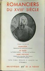 Romanciers du XVIII siecle. Tome premier