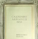 Calendario artistico 1951. Impressionisti francesi