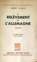 Le relevement de l'Allemagne