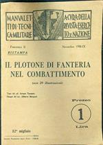 Il plotone di fanteria nel combattimento. Novembre 1930-IX, fascicolo II