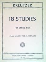 18 Studies for string bass