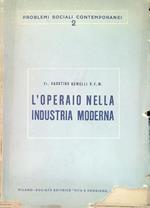 L' operaio nella industria moderna