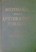 Antologia della Letteratura Italiana III Parte seconda