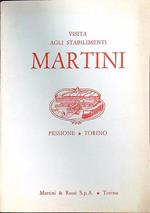 Visita agli stabilimenti Martini