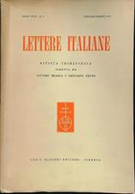 Lettere italiane - Anno XXVI - N. 1 - gennaio-marzo 1974