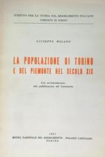 La popolazione di Torino e del Piemonte nel secolo XIX