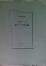 Mostra antologica di G. B. Bodoni