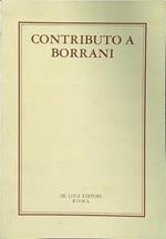 Contributo a Borrani