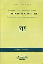 Rivista di psicoanalisi n. 3/luglio settembre 1988