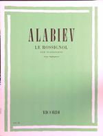 Alabiev - Le Rossignol per Pianoforte