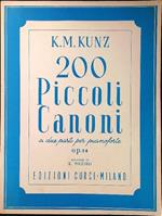 Kunz - 200 piccoli canoni op. 14