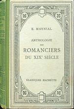 Anthologie des romanciers du XIX siecle