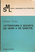 Letteratura e società da Verri a De Sanctis