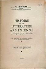 Histoire de la litterature armenienne