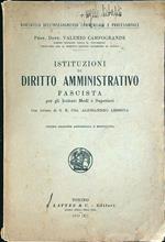 Istituzioni di diritto amministrativo fascista