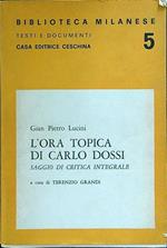 L' ora topica di Carlo Dossi