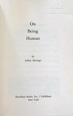 On being human