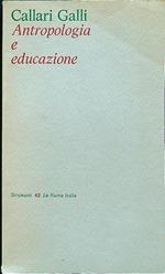 Antropologia e educazione