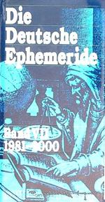 Die deutsche ephemeride. Band VII 1981-2000