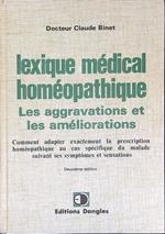 Lexique medical homeopathique