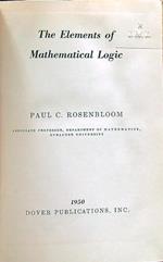 The elements of mathematical logic