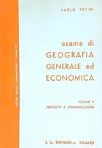 Esame di geografia generale ed economica. Volume 5